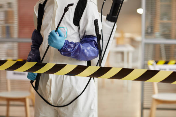 Professional Biohazard technician working in Orient, NY